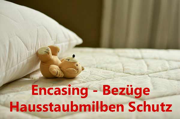 Hausstaubmilben Schutzbezug für Bettmatratzen, Bettzeug und Kissen guter Allergieschutz gegen Hausstaub